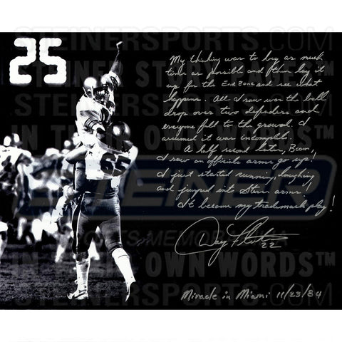 Doug Flutie Signed 16x20 Story Photo