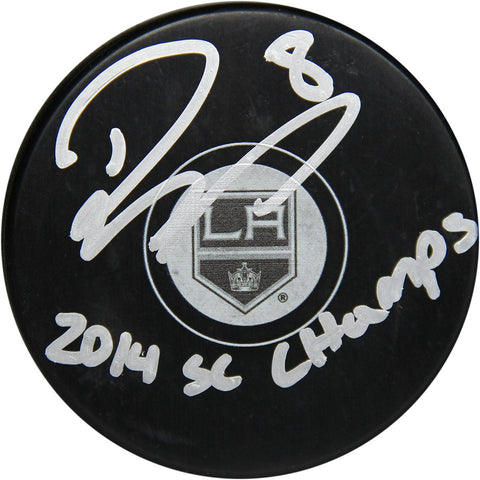 Drew Doughty Signed Los Angeles Kings Puck insc 2014 SC Champs