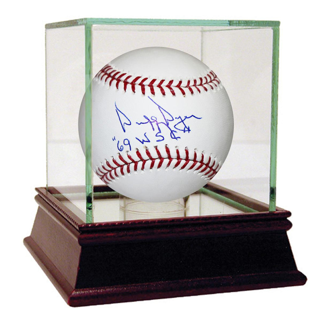 Duffy Dyer Signed MLB Baseball w 69 WSC Insc