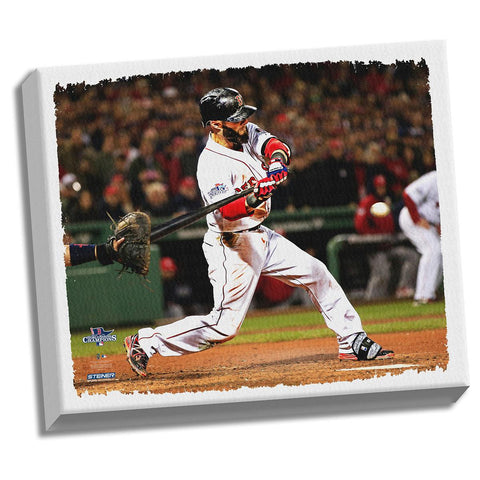 Dustin Pedroia Stretched 22x26 Canvas