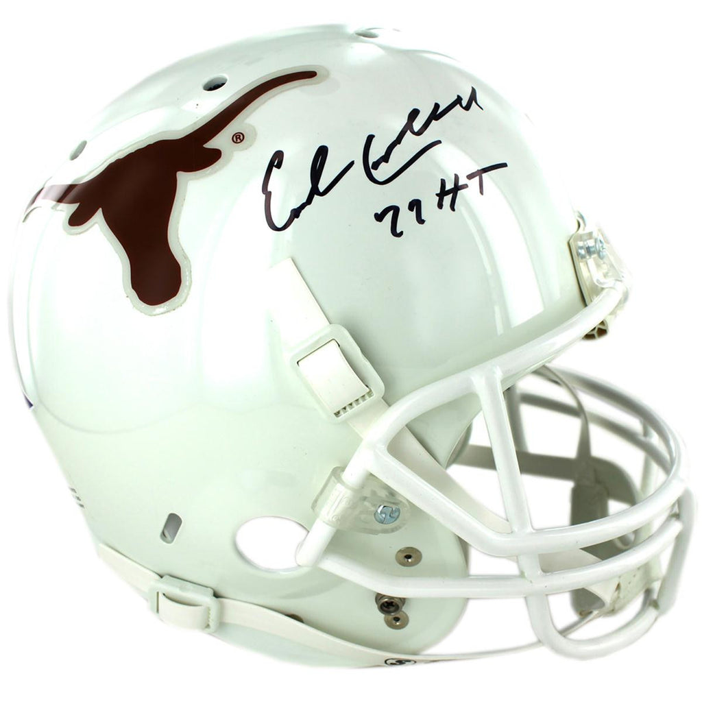 Earl Campbell signed Texas Longhorns Full Size Schutt Replica Helmet HT 77 (GTSM Holo)