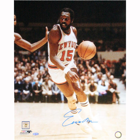 Earl Monroe Home Dribble Vertical 16x20 Photo