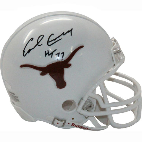 EarleCampbelle University of Texas Replica Mini Helmet w H.T 77 Insc.