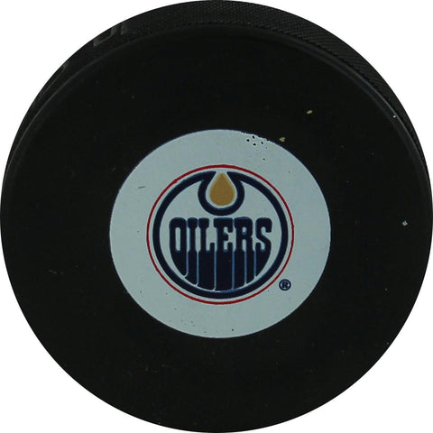 Edmonton Oilers Autograph Puck