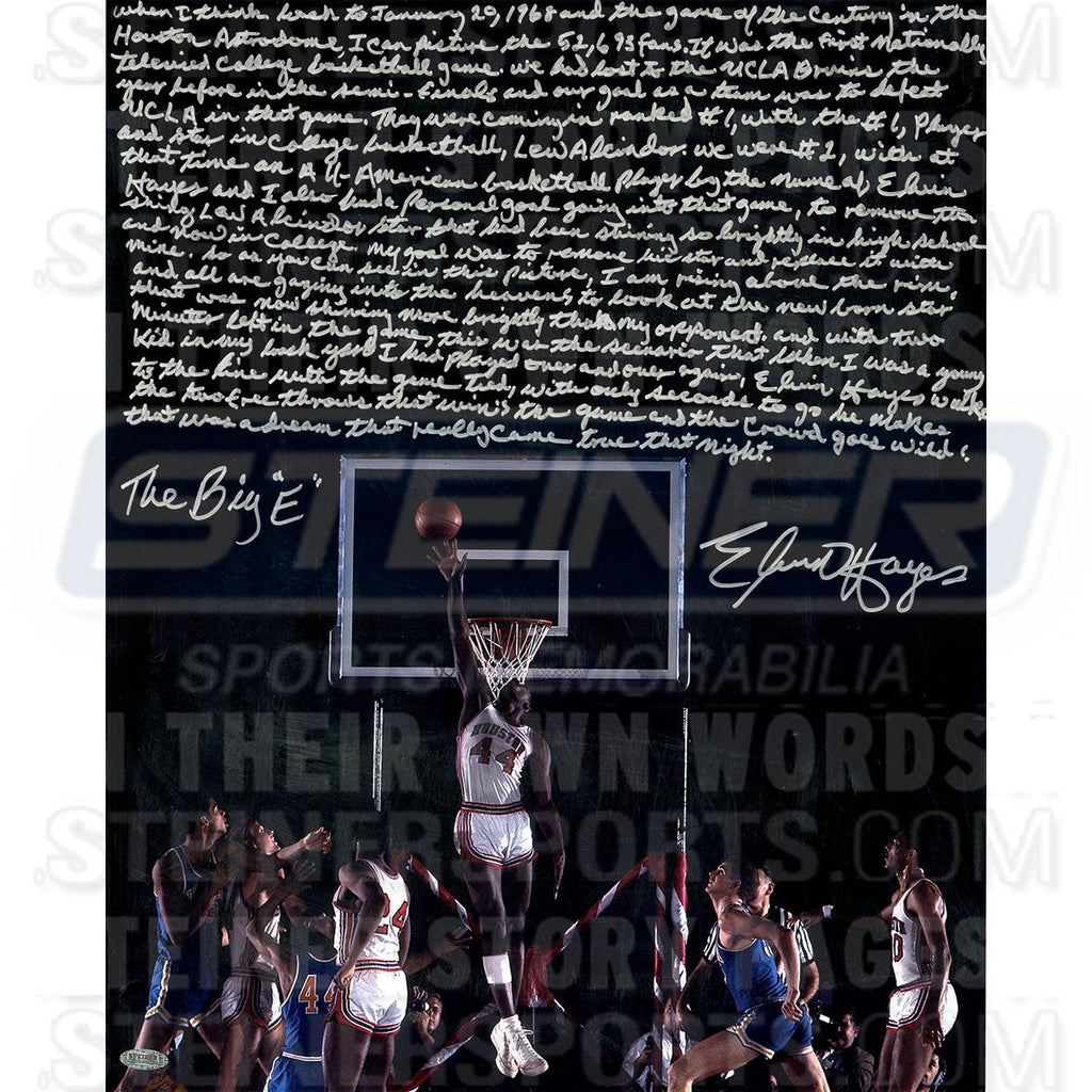 Elvin Hayes Signed 16x20 Story Photo