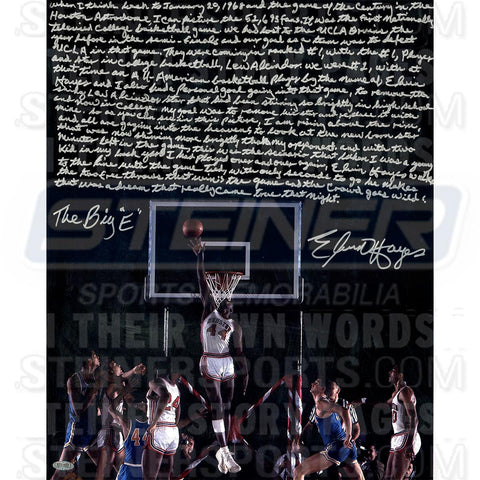 Elvin Hayes Signed 16x20 Story Photo