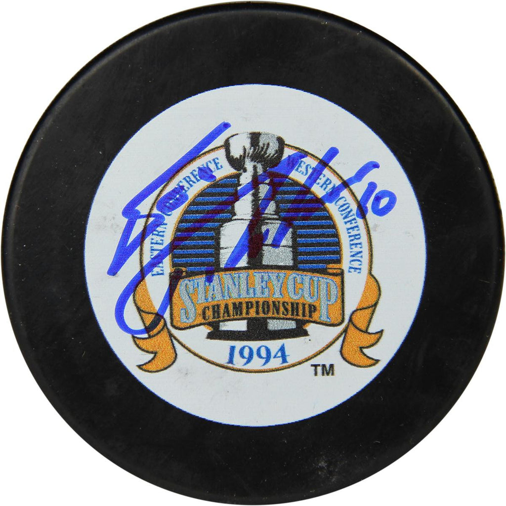 Esa Tikkanen Signed 1994 Stanley Cup Puck