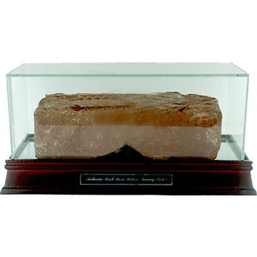 Fenway Park Brick with Deluxe Glass Display Case and EngravingPlate