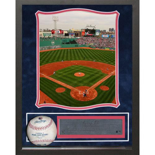 Fenway Park Game Used Baseball Collage