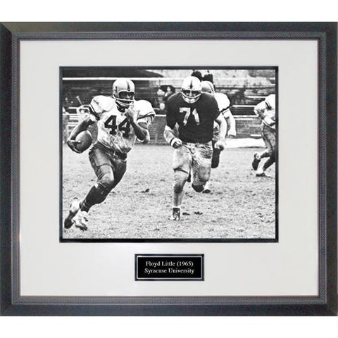 Floyd Little 1965 Rushing Framed 16x20 Photograph