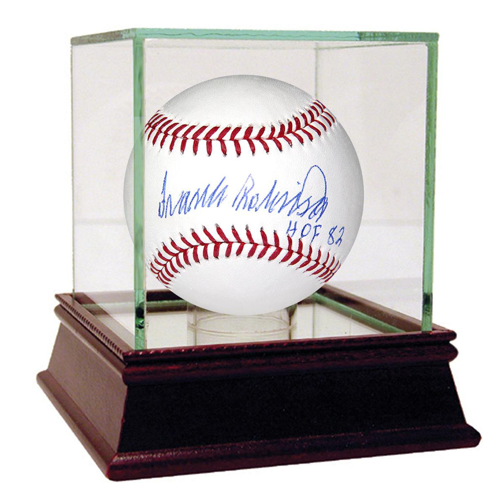 Frank Robinson MLB Baseball w HOF Insc. (MLB Auth)