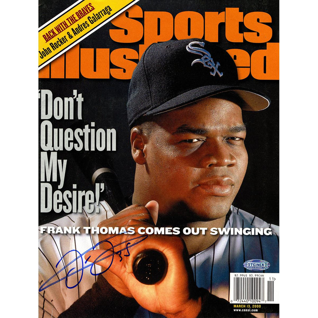 Frank Thomas Signed 31300 Sports Illustrated Magazine NO LABEL