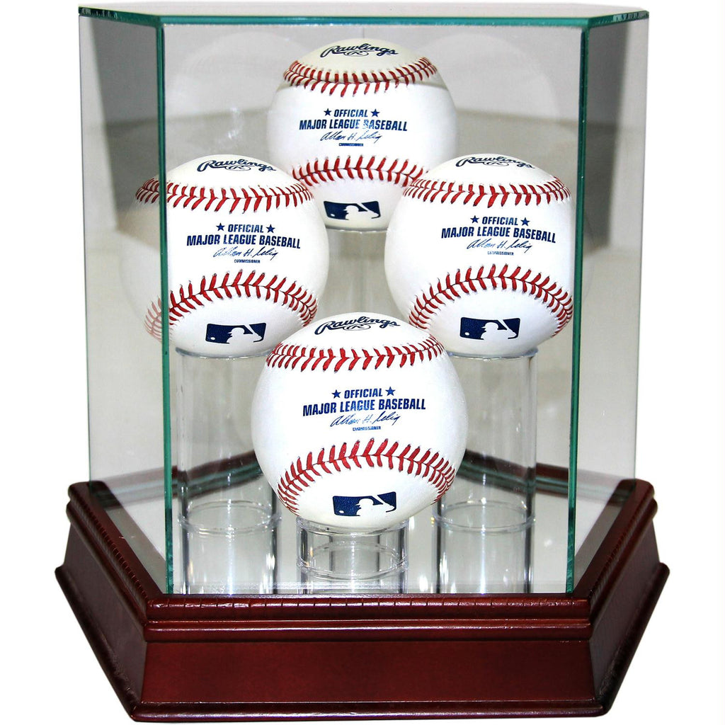 Glass Quad Baseball Case (o)