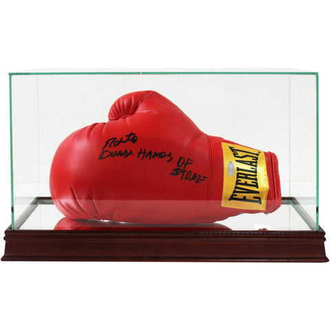 Glass Single Boxing Glove and CleatShoe Display Case (o)