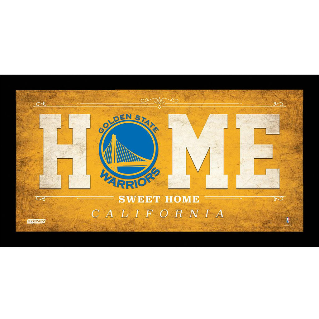 Golden State Warriors 10x20 Home Sweet Home Sign