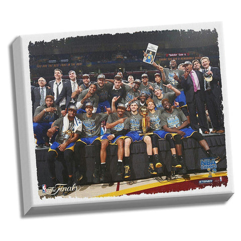 Golden State Warriors 2015 NBA Champions 22x26 Stretched Canvas