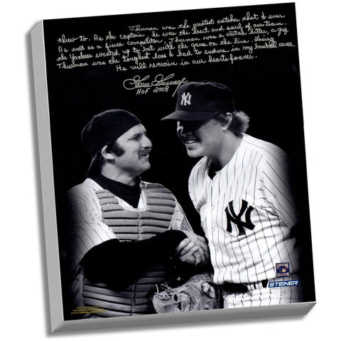 Goose Gossage Facsimile Thurman M on Stretched 22x26 Story Canvas