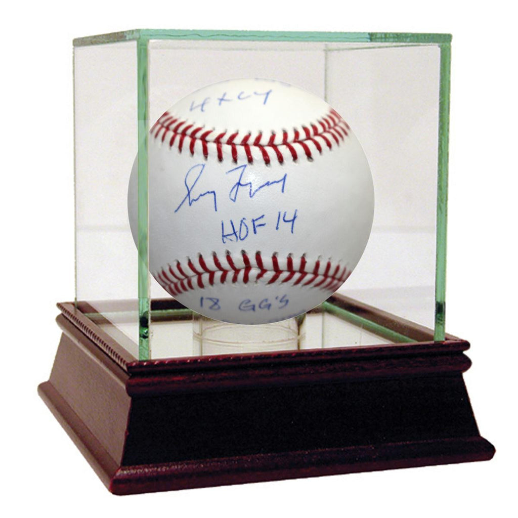 Greg Maddux Signed MLB Baseball w HOF 2014 355 Wins 4x Cy Young 8x All Star 18x Gold Glove Insc. (LE of 31)