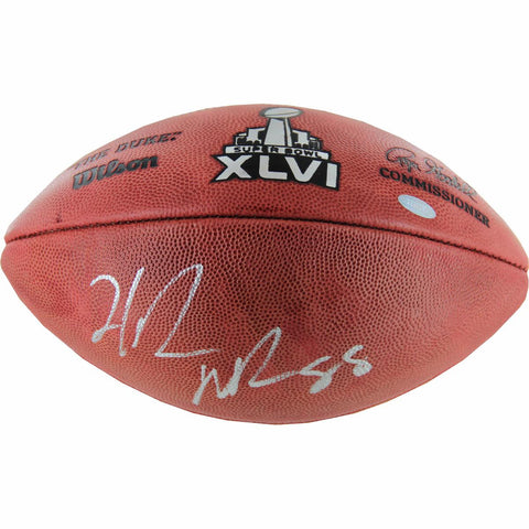 Hakeem Nicks Signed Super Bowl XLVI Football