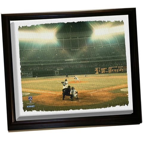 Hank Aaron 715 Framed Stretched 32X40 Canvas