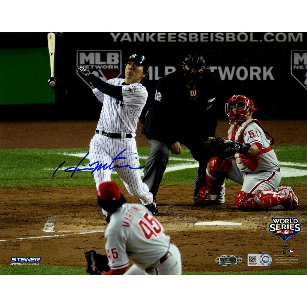 Hideki Matsui 2009 WS Home Run Horizontal 8x10 Photo (MLB Auth)