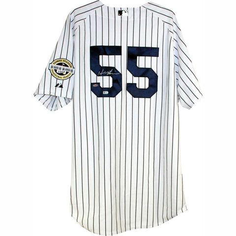 Hideki Matsui New York Yankees Authentic Home Jersey w Inaugural Season & 2009 WS Patches (Signed On the Back Number) (MLB Auth)