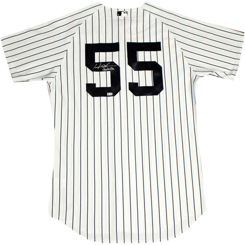 Hideki Matsui Signed New York Yankees Pinstripe Jersey Signed On Back w Godzilla insc (MLB Auth)