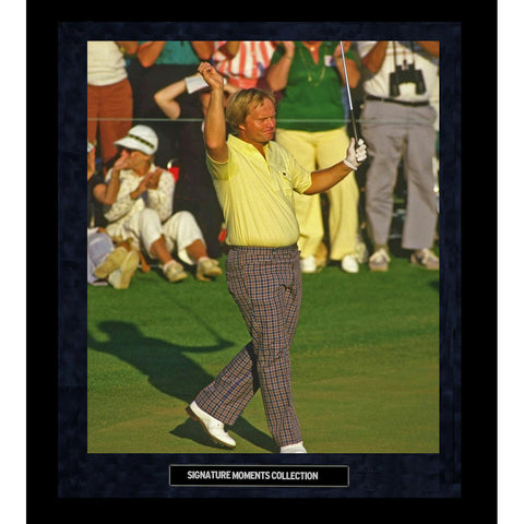 Jack Nicklaus 1986 Masters Wave Framed Golden Moments 16x20 Photo