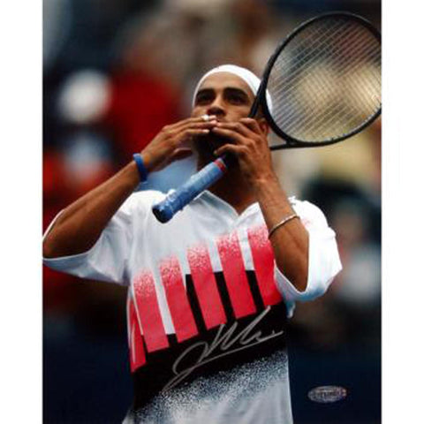 James Blake Andre Agassi Tribute Signed 8x10 Photo