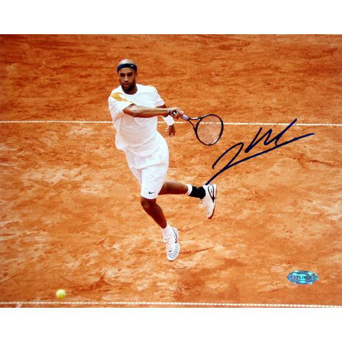 James Blake Red Clay In Air Signed 8x10 Photo