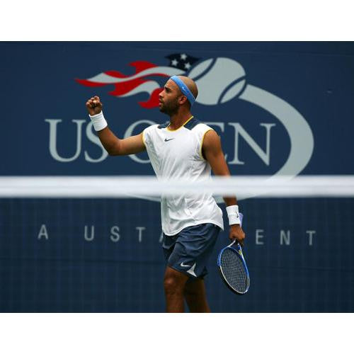 James Blake US Open Fist Pump Signed 16X20 Photo