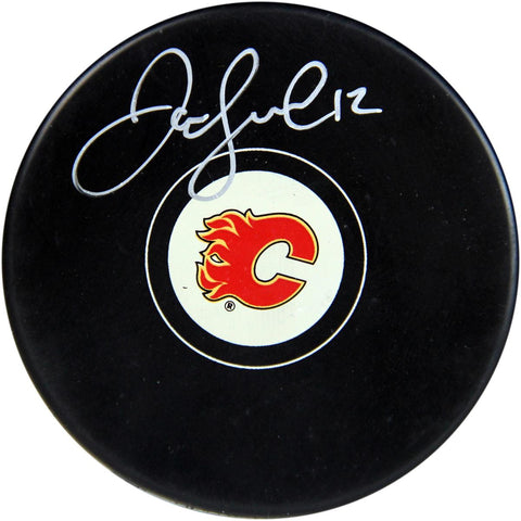 Jarome Iginla Signed Calgary Flames Hockey Puck (AJ Sports Auth)