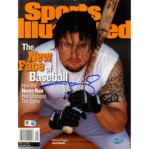 Jason Giambi Signed 71700 Sports Illustrated Magazine (MLB Auth)