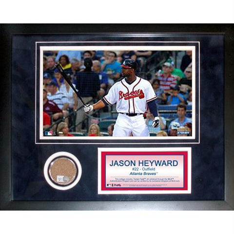 Jason Heyward 11x14 Framed Mini Dirt Collage