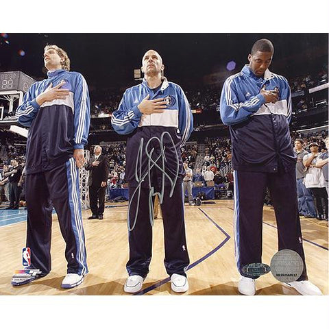 Jason Kidd First Game Back with Mavericks National Anthem 16x20 Photo