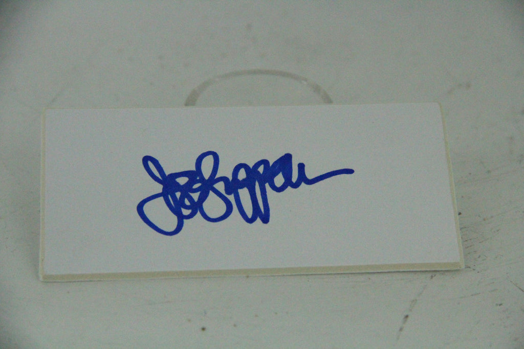 Jeff Suppan Signed White Chit