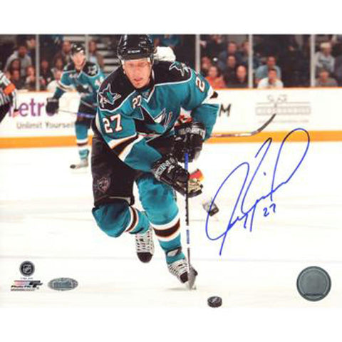 Jeremy Roenick San Jose Sharks Skating Up Ice Horizontal 8x10 Photo