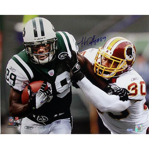 Jerricho Cotchery Stiff Arm vs Redskins Horizontal 16x20 Photo