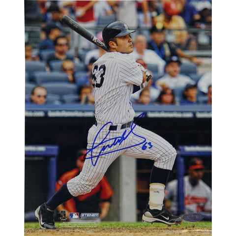 Jesus Montero Autographed Second Career Homerun Vertical 8x10 Photo