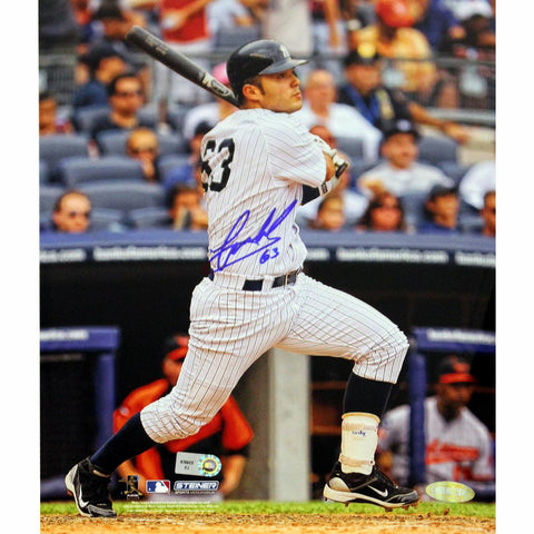 Jesus Montero Autographed Second Career Homerun Vertical 8x10 Photo (MLB Auth)