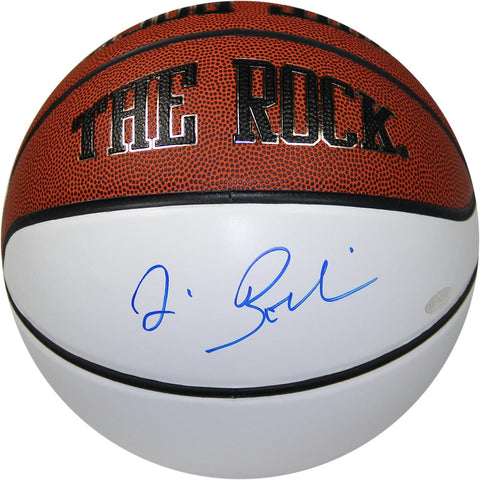 Jim Boeheim Signed The Rock Autograph White Panel Basketball