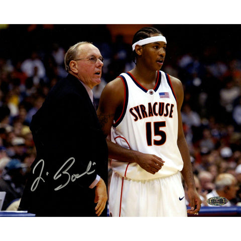 Jim Boeheim with Carmelo Anthony 8x10 Photo