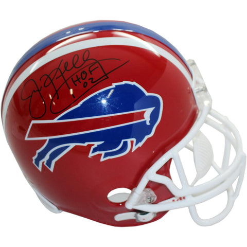 Jim Kelly Buffalo Bills Replica Helmet wHOF Insc. Signed in Black