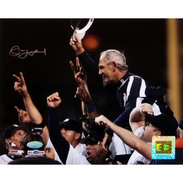 Jim Leyland 2006 ALDS Celebration Carry Off Horizontal 8x10