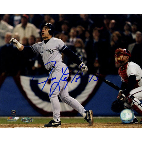 Jim Leyritz Signed Dynasty Home Run 1996 WS 8x10 Photo