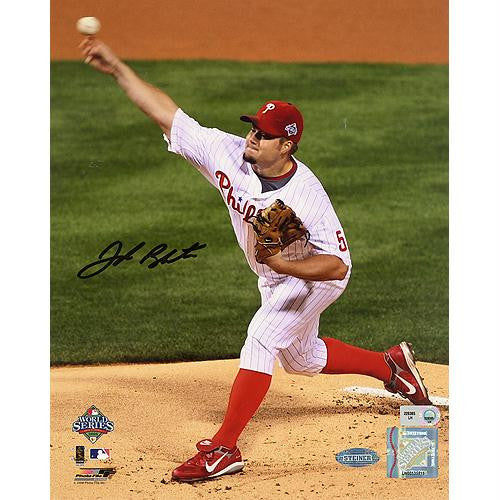 Joe Blanton 2008 World Series Pitching 8x10 Photo