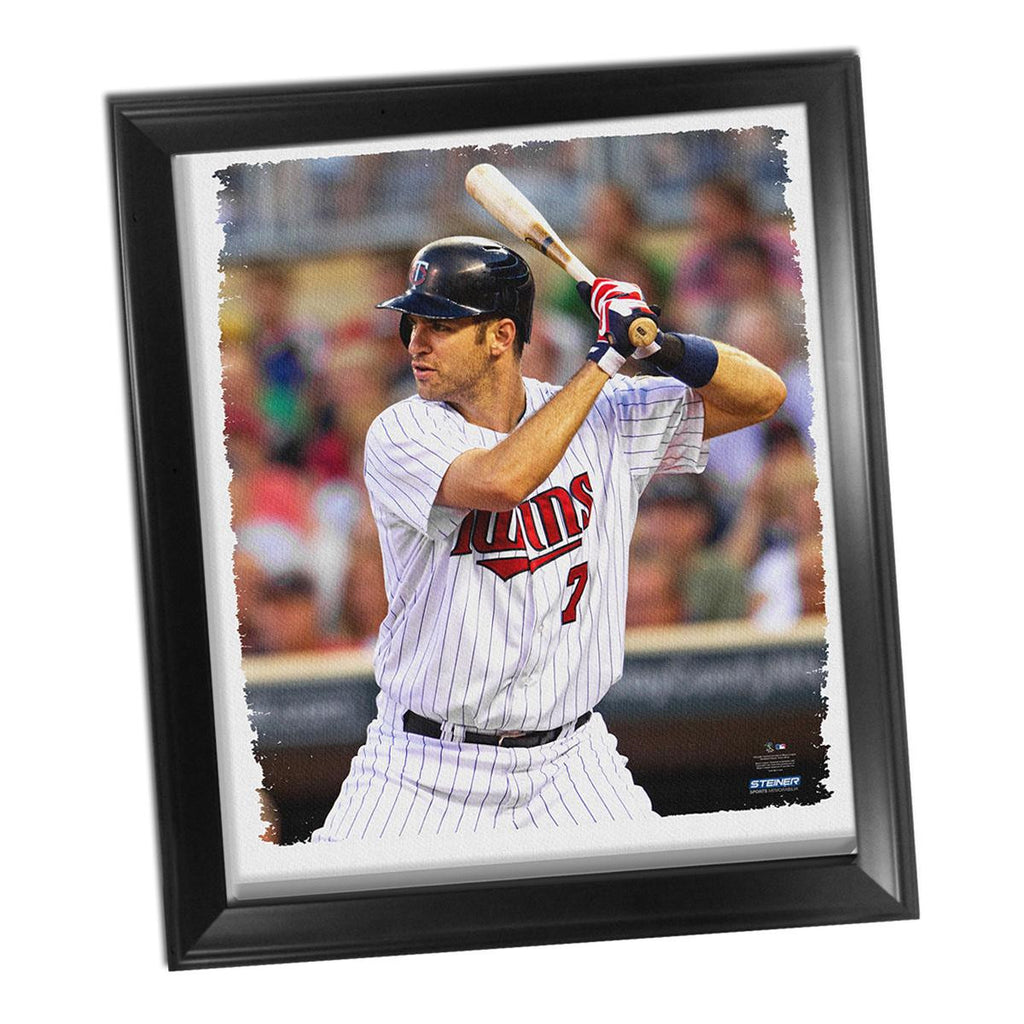 Joe Mauer Framed Stretched 22x26 Canvas