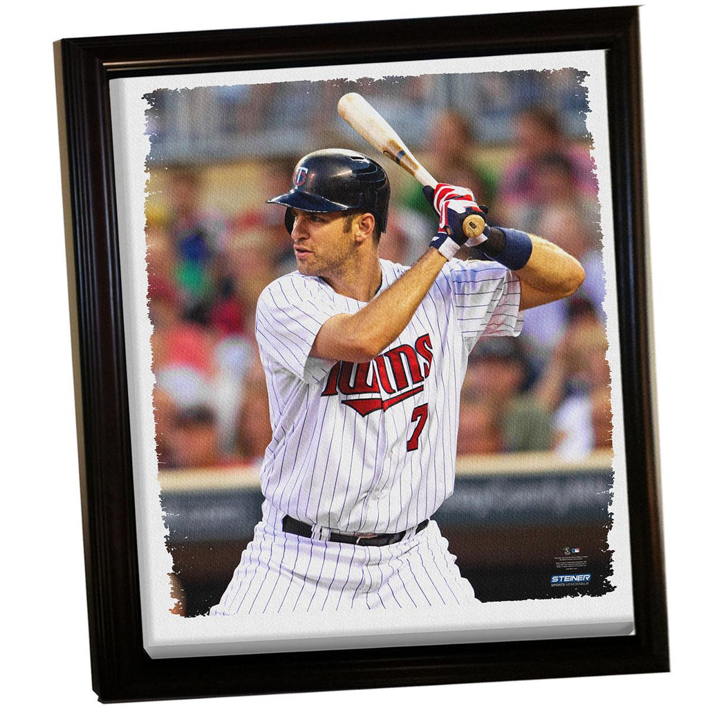 Joe Mauer Framed Stretched 32X40 Canvas