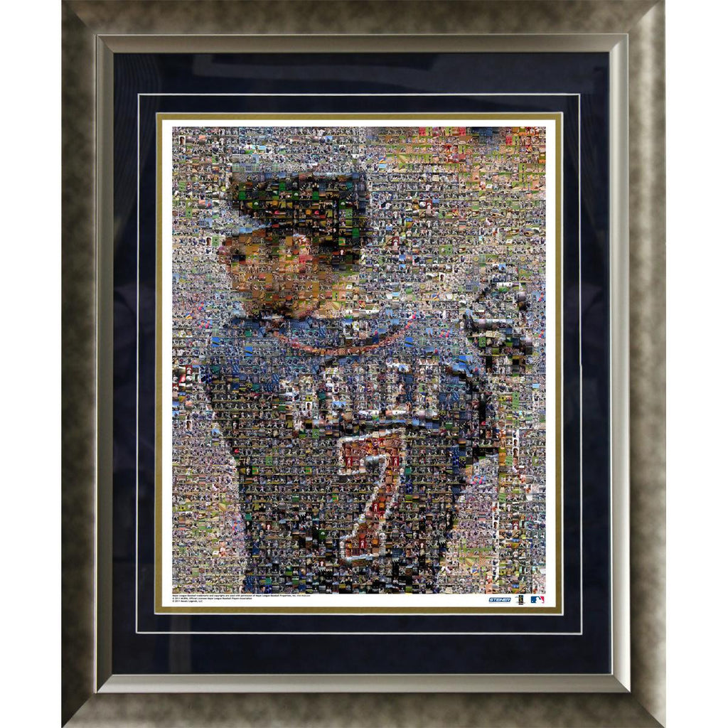 Joe Mauer Minnesota Twins Mosaic Framed 16x20 Photo (Ltd of 1000)