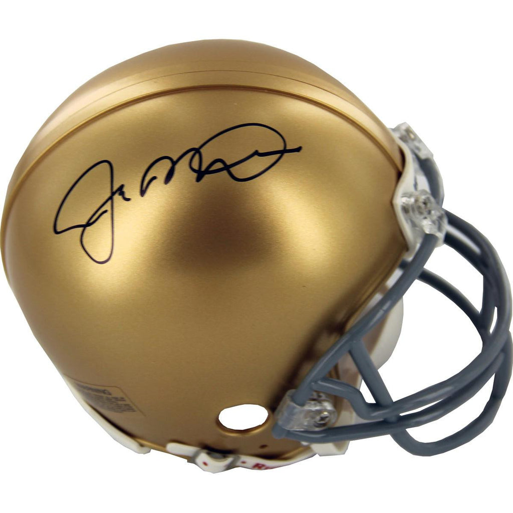 Joe Montana Signed Notre Dame Mini Helmet